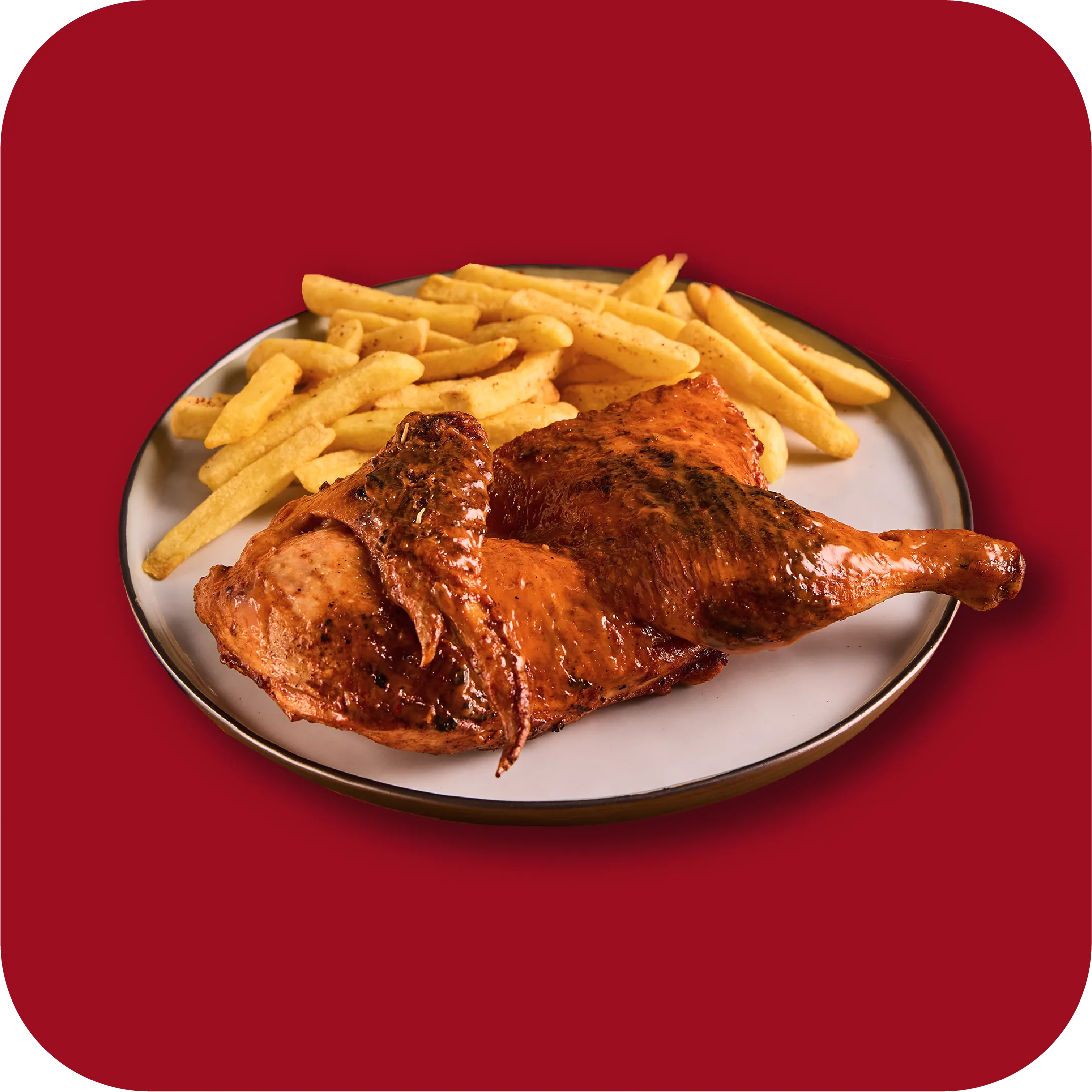 1/2 CHICKEN  & MEDIUM CHIPS
<br />
69.99