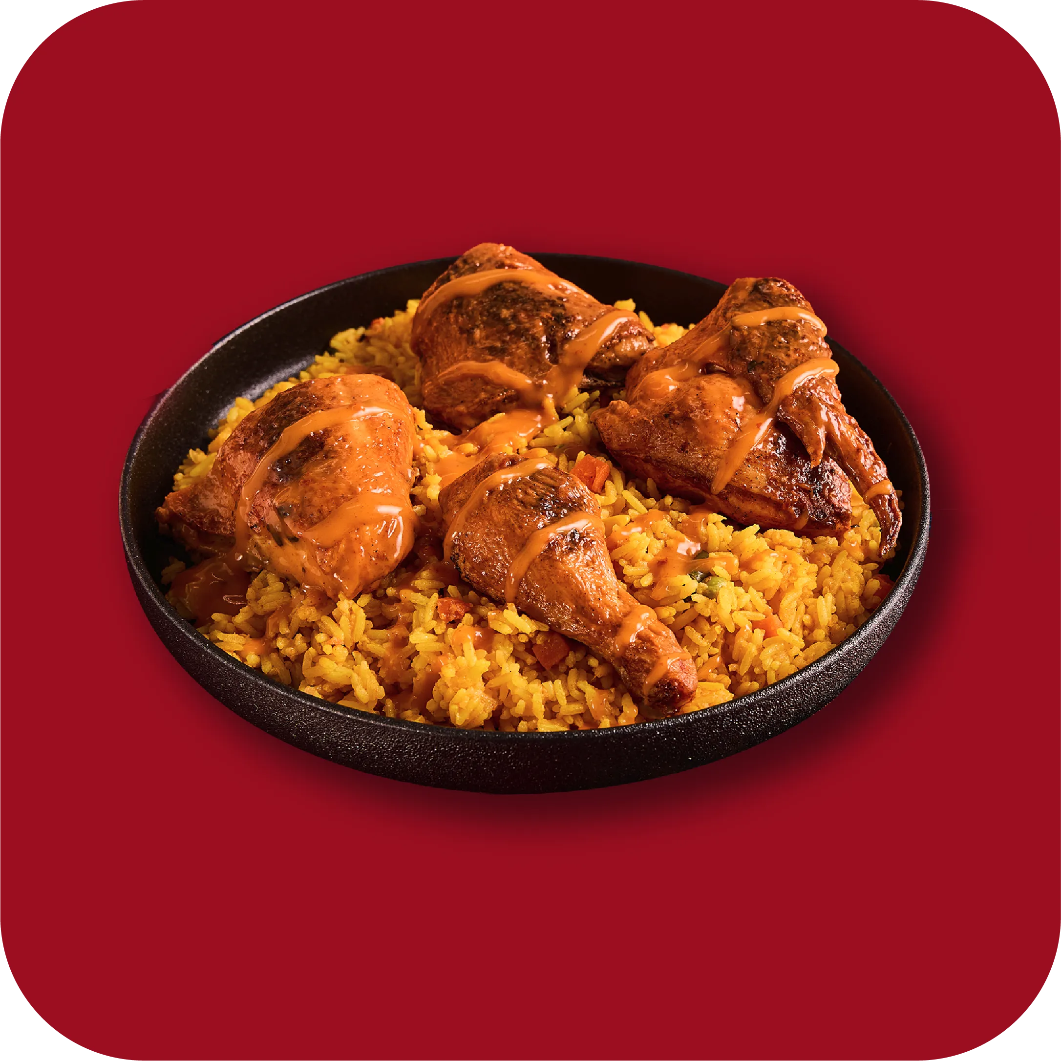 1/2 CHICKEN  & SAVOURY RICE
<br />
65.99
